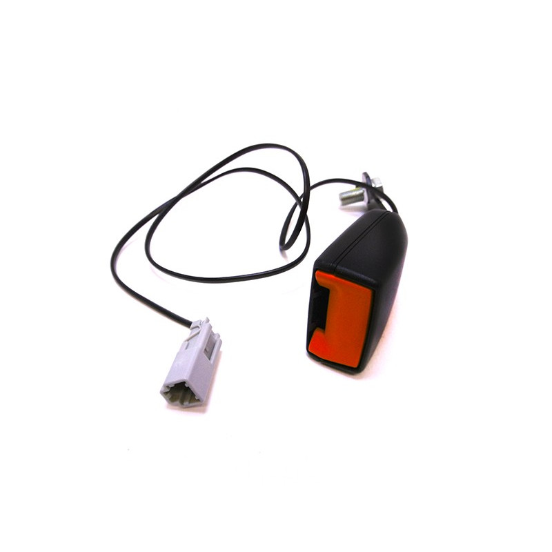 Driver's seat belt buckle