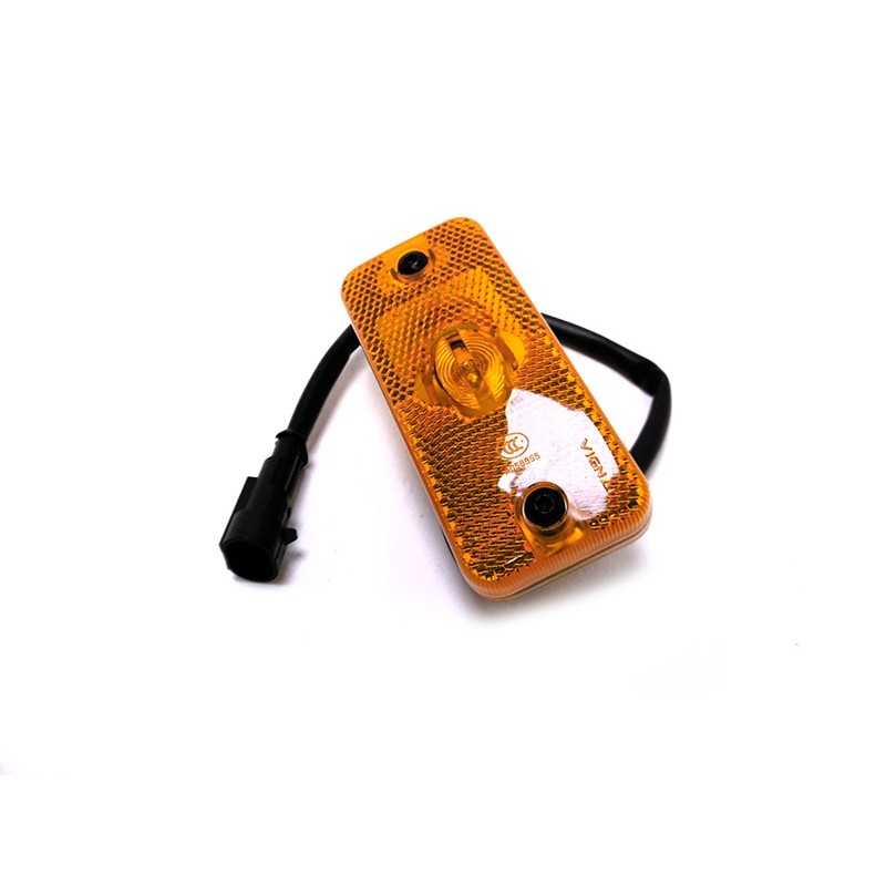 Orange side marker light