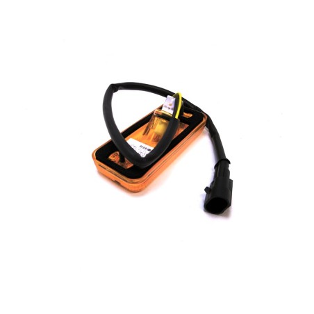 Oranje zijdelingse markeringslamp