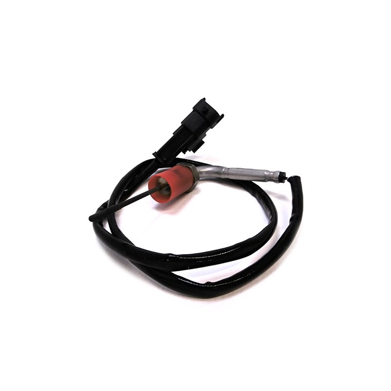 Schwarzer Abgassensor