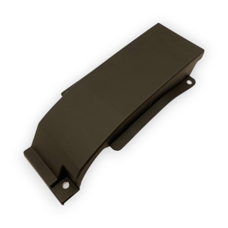 Lower molding for fuel tank hatch