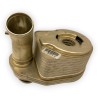 2.3-liter oil-water heat exchanger