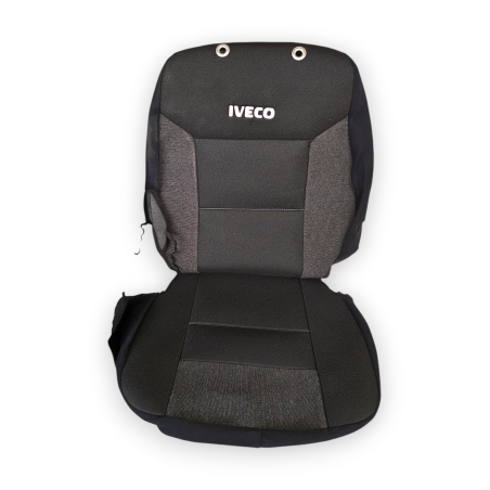 Housse de siège noir et grise