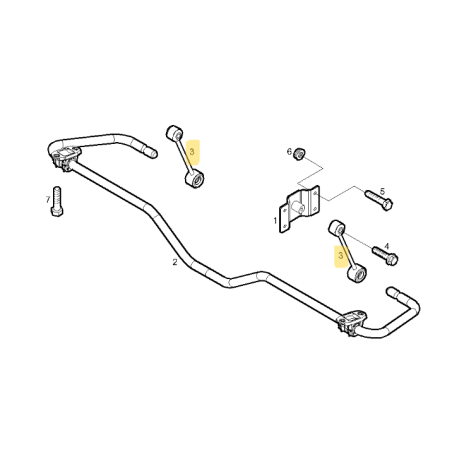 BIELLETTE BARRE STAB ARRIERE